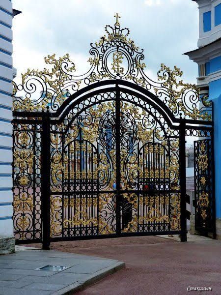 Designer main gate — ornamental steel work