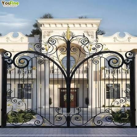 Premium steel entrance gate design